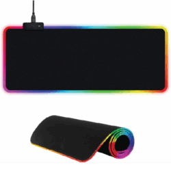 Alfombrilla con Luz Led para Teclado y Ratón