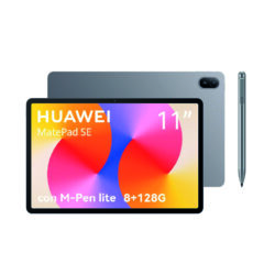 HUAWEI MatePad SE 11, 8G+128G, Tablet M-Pencil Incluido, Pantalla FullView de 11”, Superbatería de 7700 mAh, Wi-Fi/Bluetooth, Gris