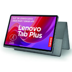 Lenovo Tab Plus | 11.5" 2K MediaTek Helio G99 8GB RAM 128GB SSD| Octa JBL Hi-Fi Altavoces Dolby Atmos, Cámara Frontal 8.0MP Trasera 8.0MP | Android 14, Incluye Funda Protectora
